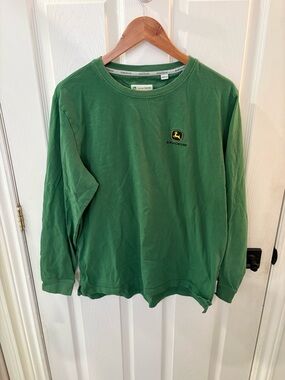 John Deere Green and Yellow Logo Tee